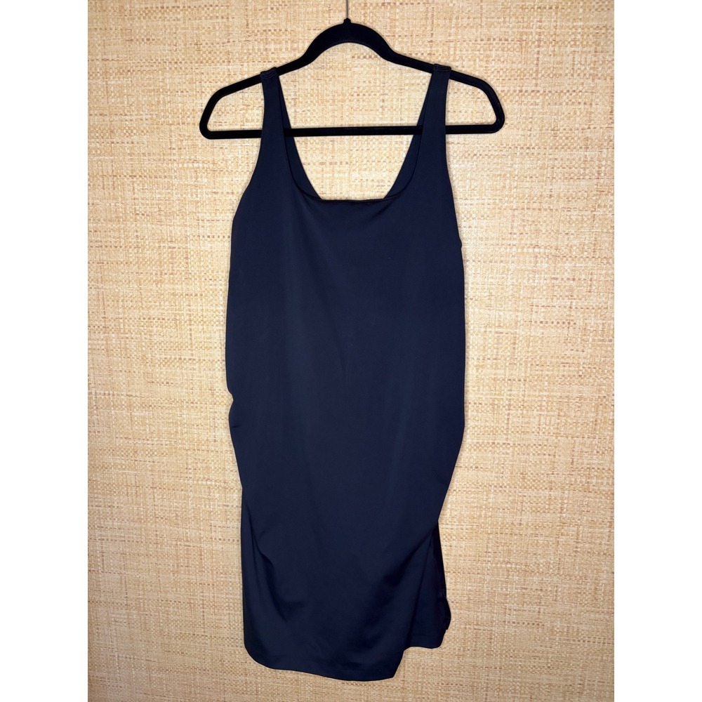 Old Navy Active Powersoft Maternity Athletic Dress Black Built-in Bra Large